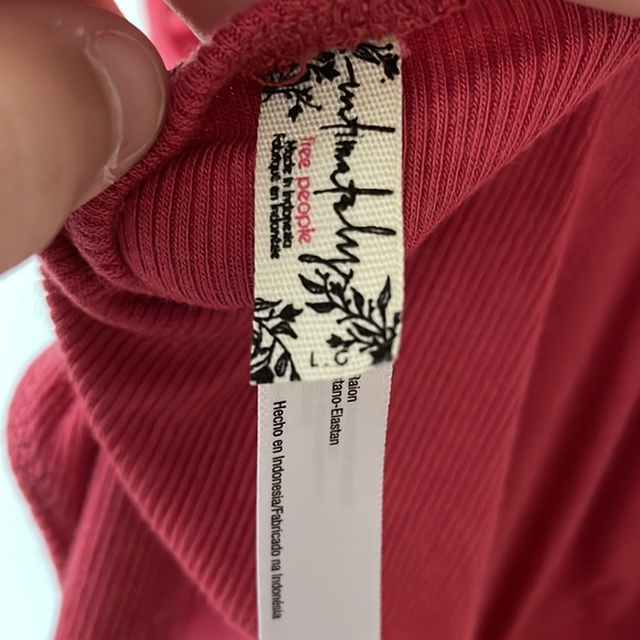 Free People red up and around bodysuit - Picture 3 of 3
